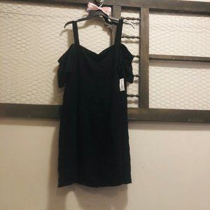 Old Navy Black Off Shoulder Dress